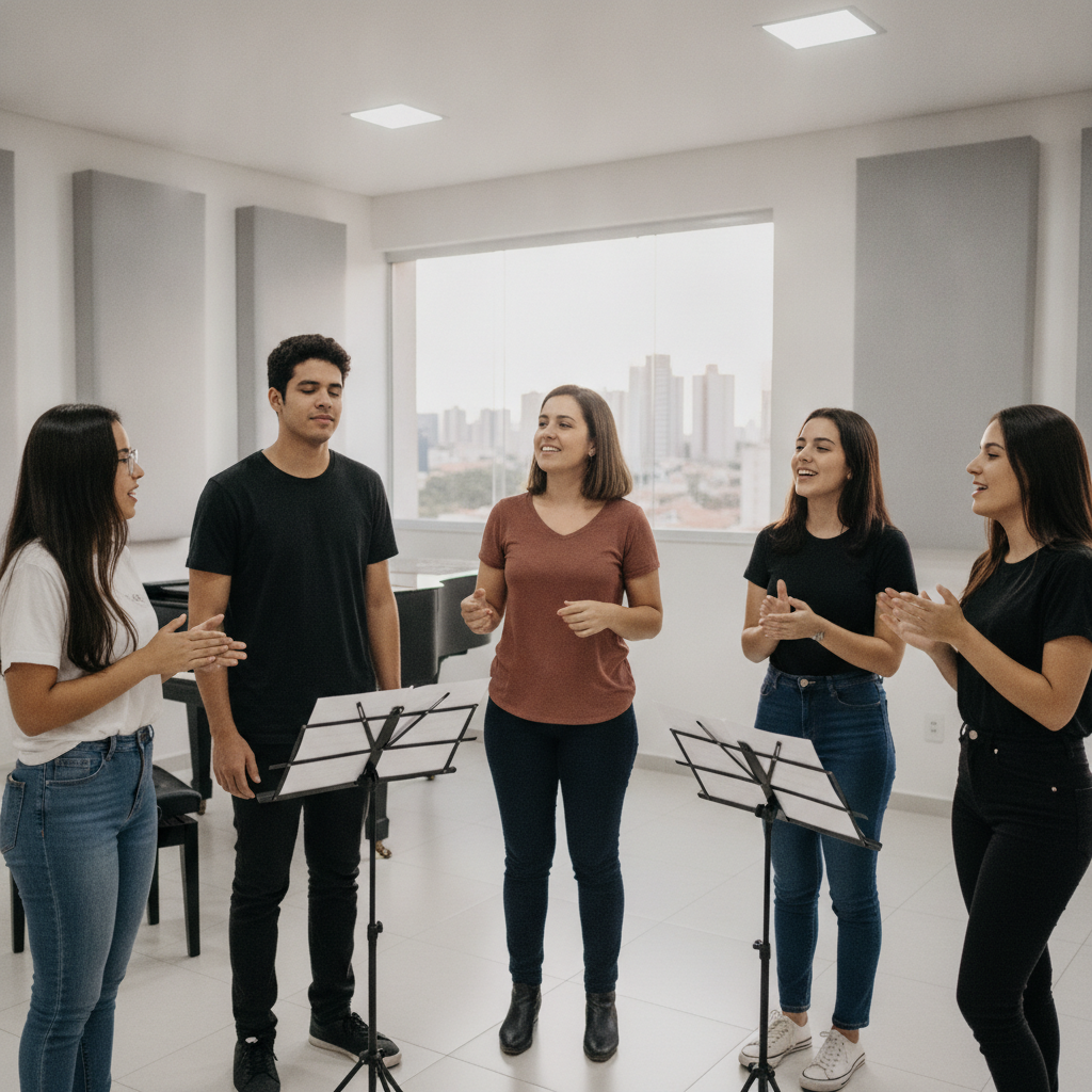 Aulas de Canto Ajudam a Reduzir a Timidez em Goiânia