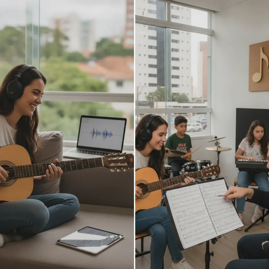 Aulas de Música Online ou Presencial em Goiânia: Vale a Pena?