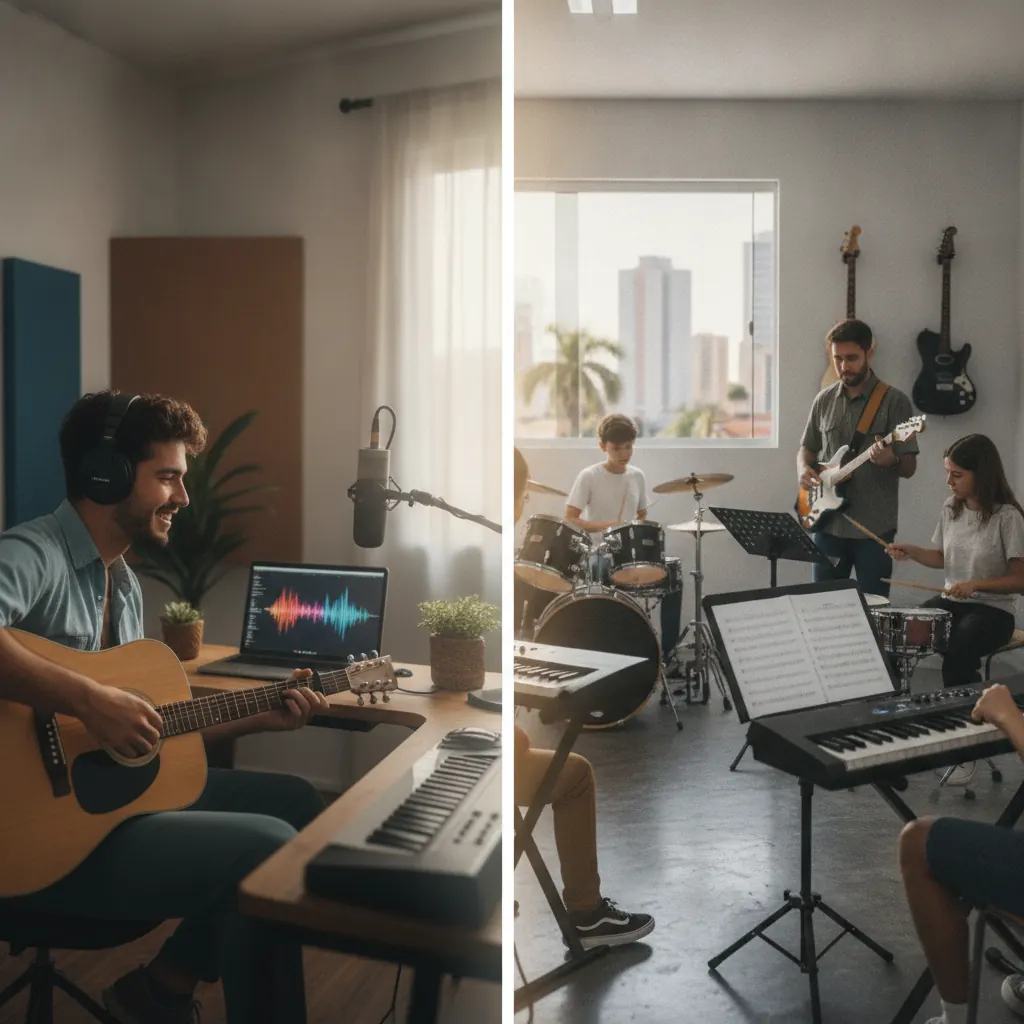 Aulas de Música Online ou Presencial em Goiânia: Vale a Pena?