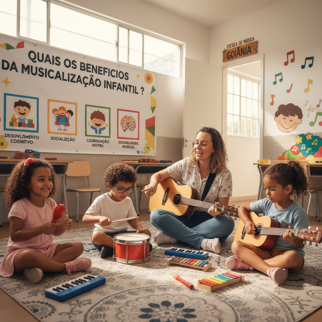 Benefícios da Musicalização Infantil Goiânia - Guia Completo