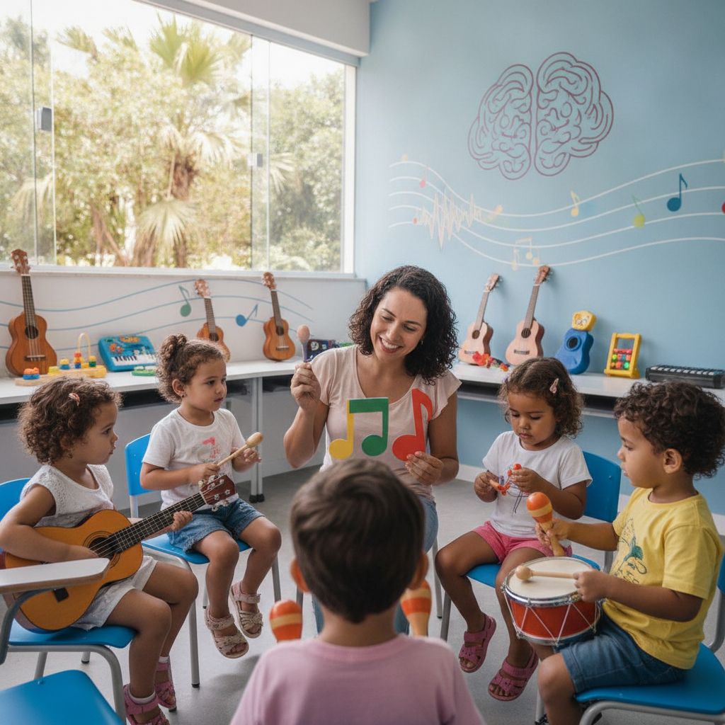 Benefícios da Musicalização Infantil para o Desenvolvimento Cognitivo em Goiânia