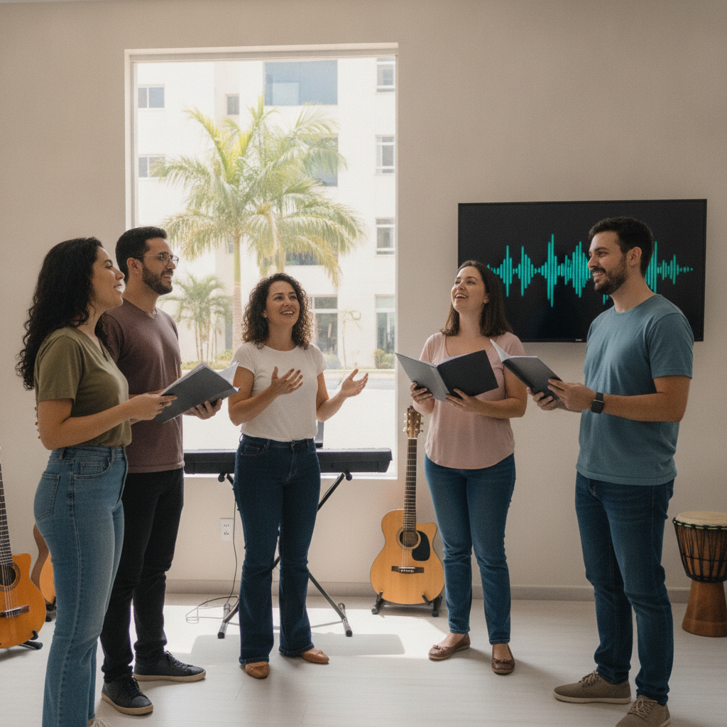 Benefícios das Aulas de Canto para a Saúde Mental em Goiânia