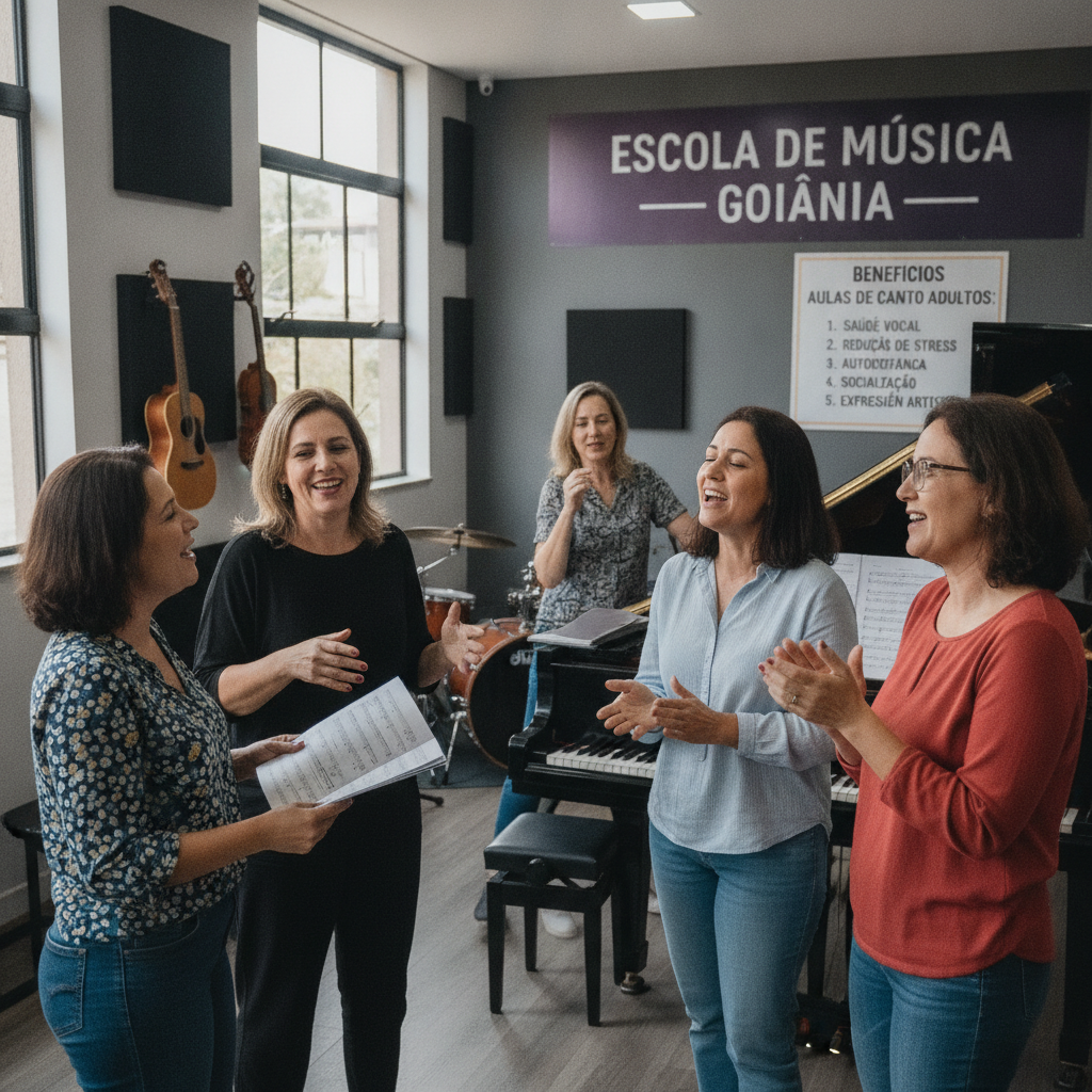 Benefícios das Aulas de Canto para Adultos em Goiânia
