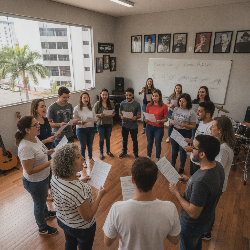 Benefícios das Aulas de Canto para Adultos em Goiânia