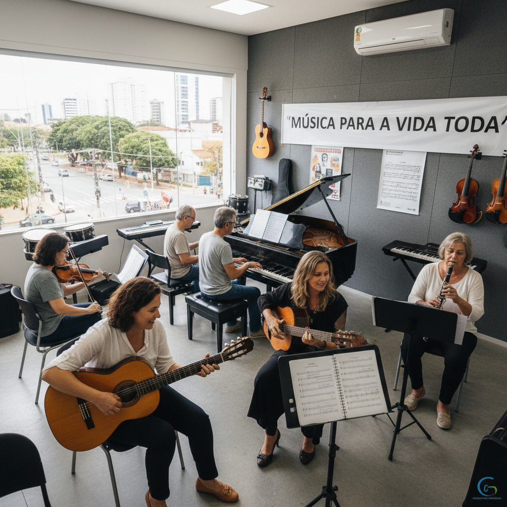 Benefícios das Aulas de Música para Adultos em Goiânia