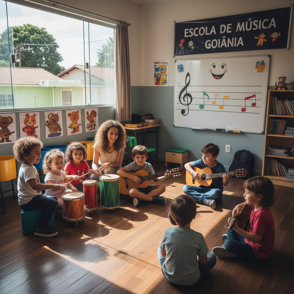 Benefícios das Aulas de Música para Crianças em Goiânia