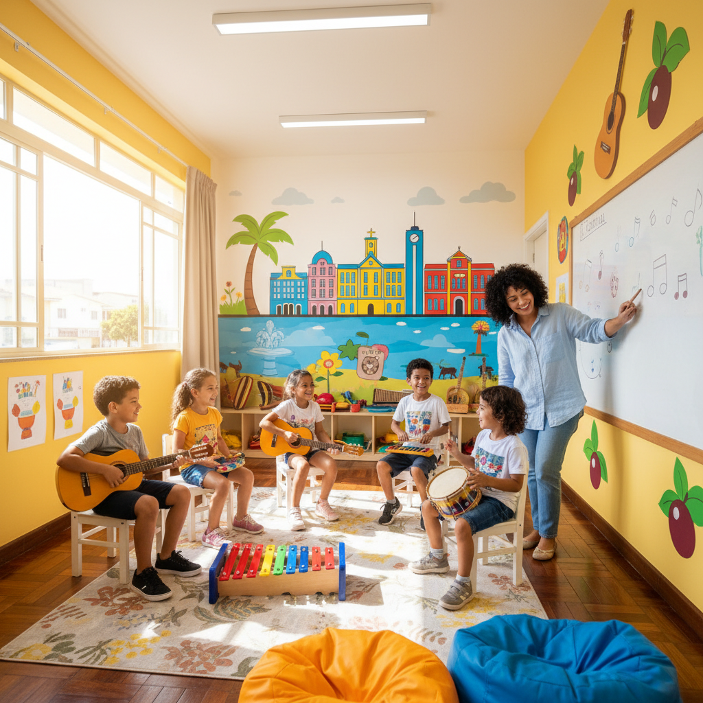 Benefícios das Aulas de Música para Crianças em Goiânia