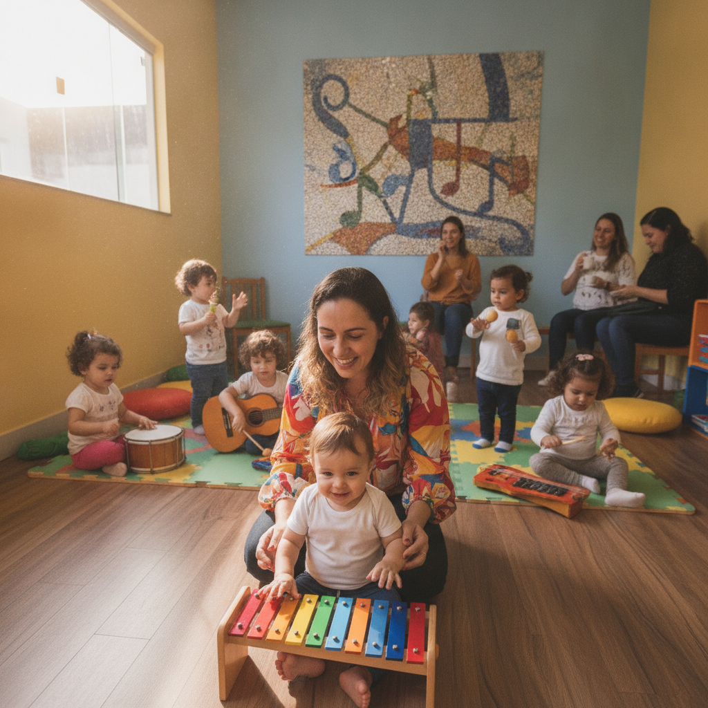 Benefícios de Aprender Música na Infância em Goiânia