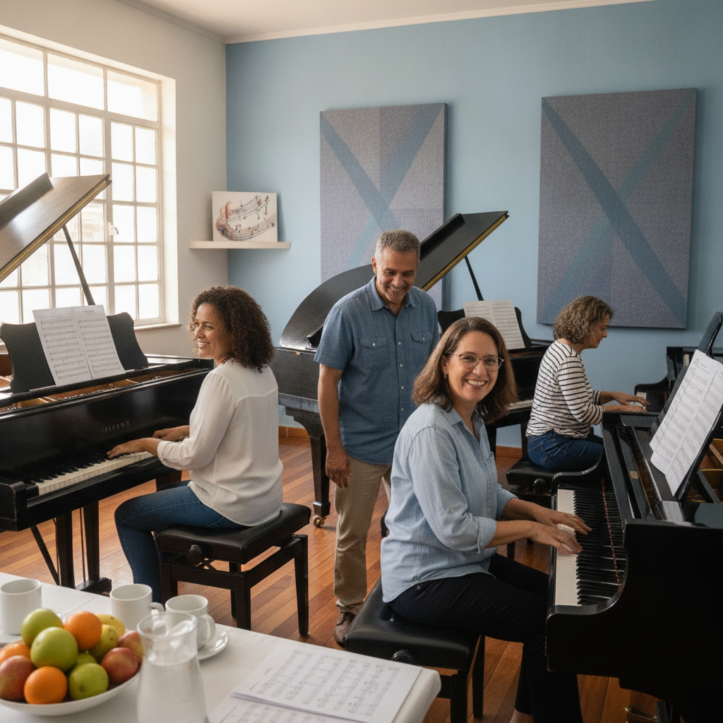 Benefícios de Tocar Piano para Adultos em Goiânia