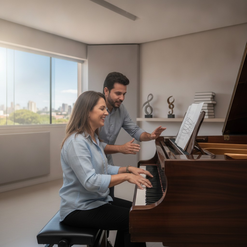 Benefícios de Tocar Piano para Adultos em Goiânia