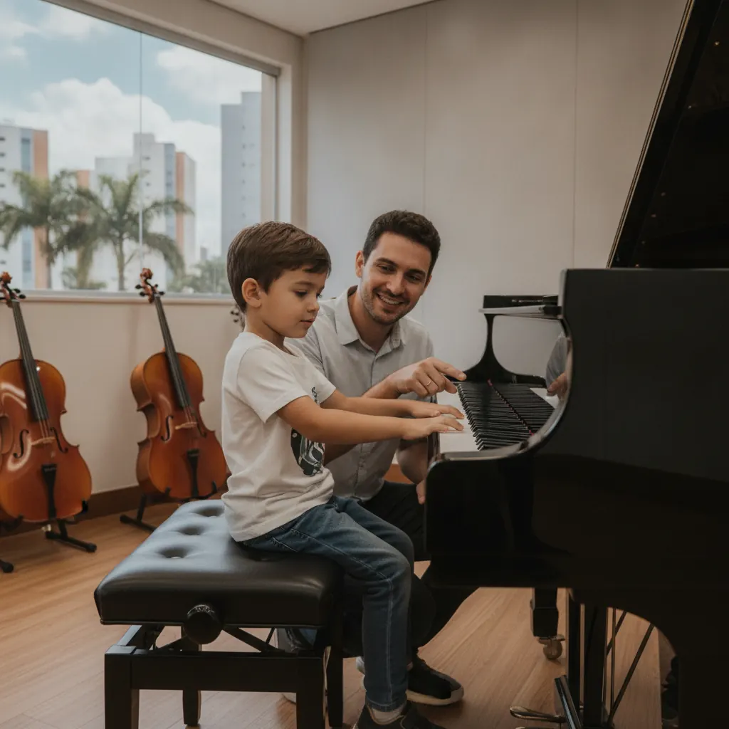 Com Que Idade a Criança Pode Aprender Piano em Goiânia?