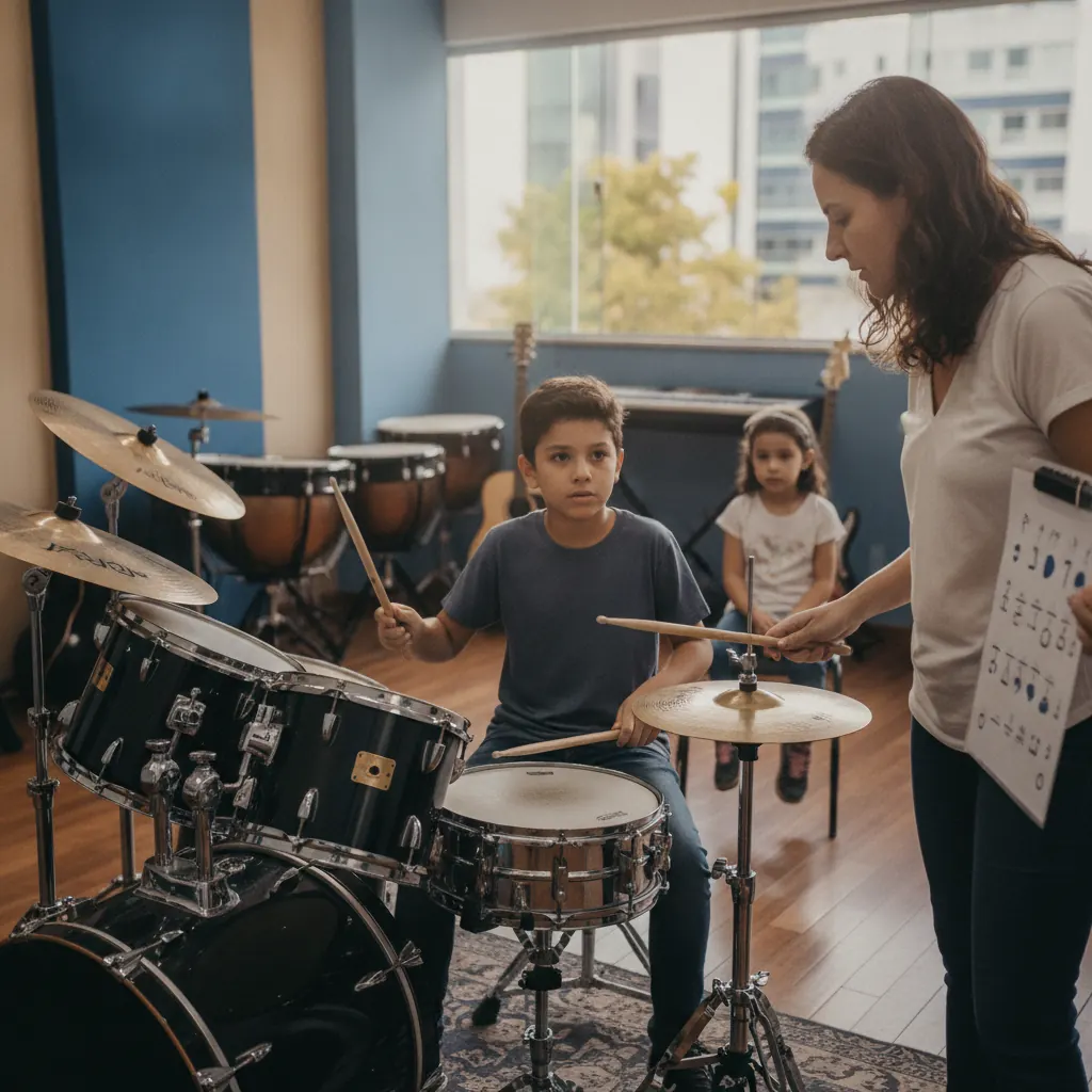 Como a Aula de Bateria Ajuda na Concentração em Goiânia