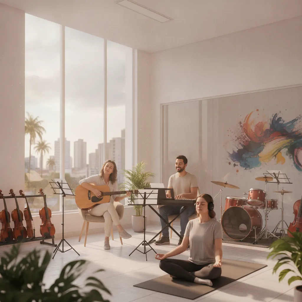 Como a Música Reduz o Estresse em Adultos em Goiânia