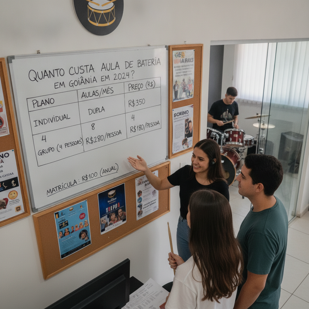 Como Aprender Bateria do Zero em Goiânia: Guia 2024