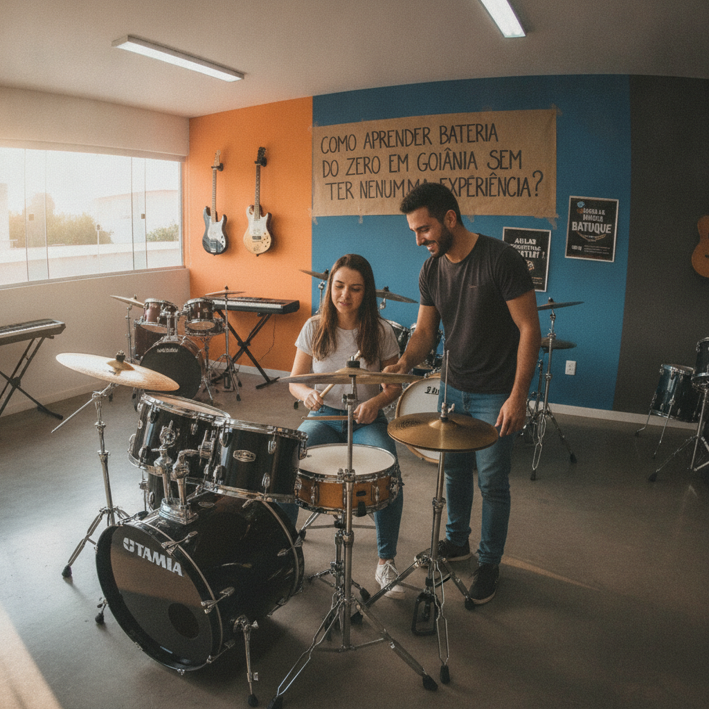 Como Aprender Bateria do Zero em Goiânia: Guia Completo