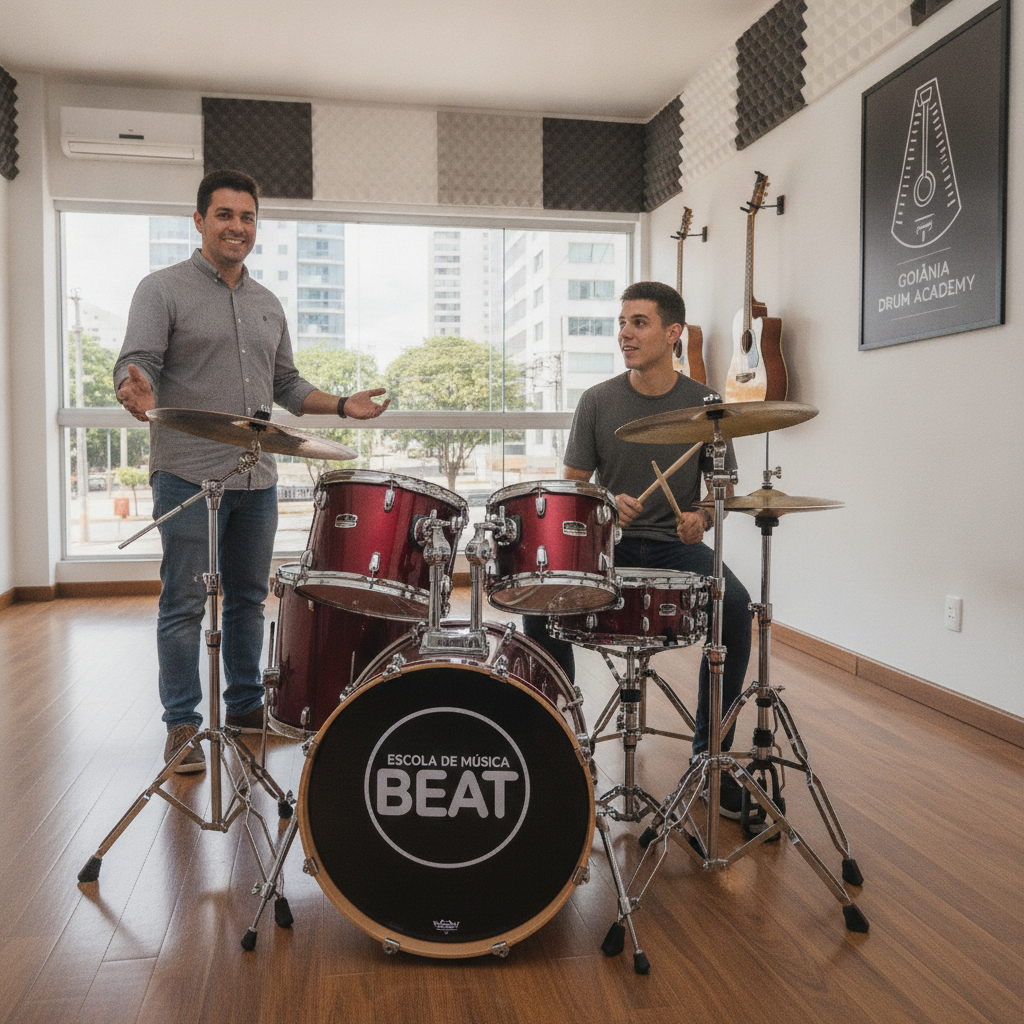 Como Aprender Bateria do Zero em Goiânia: Guia Completo