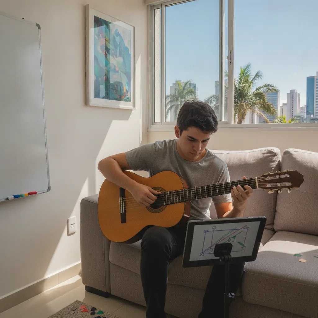 Como Aprender Violão Sozinho ou com Professor em Goiânia