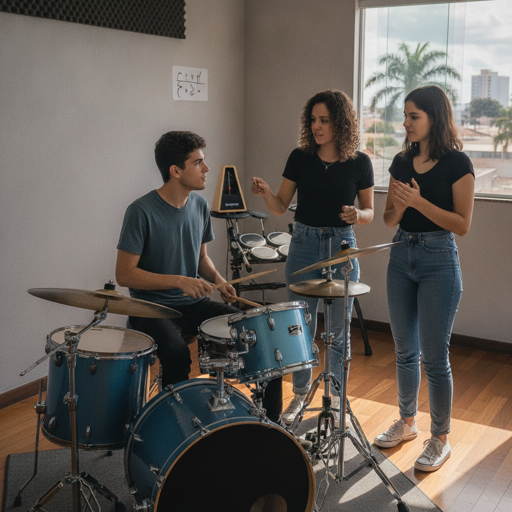 Como Desenvolver Ritmo na Bateria em Goiânia: Dicas Práticas