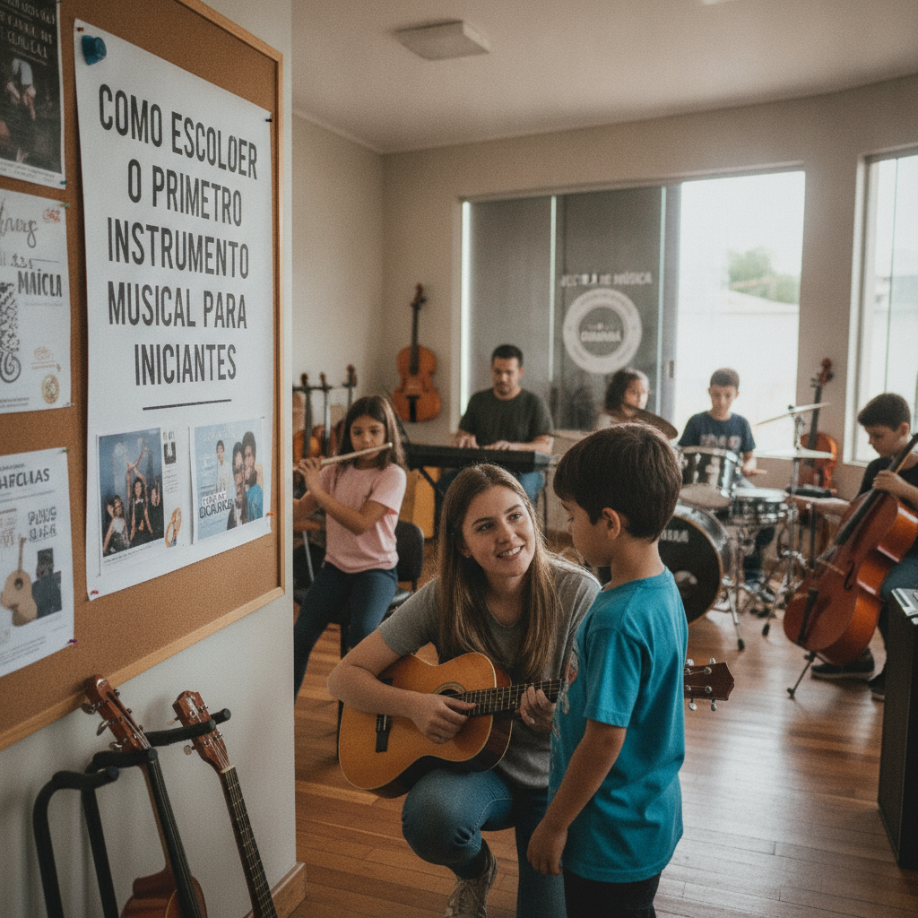 Como Escolher Instrumento Musical para Iniciantes em Goiânia