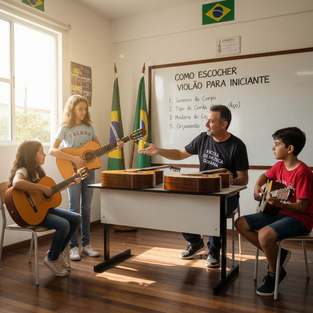 Como Escolher Violão para Iniciante em Goiânia: Guia 2024