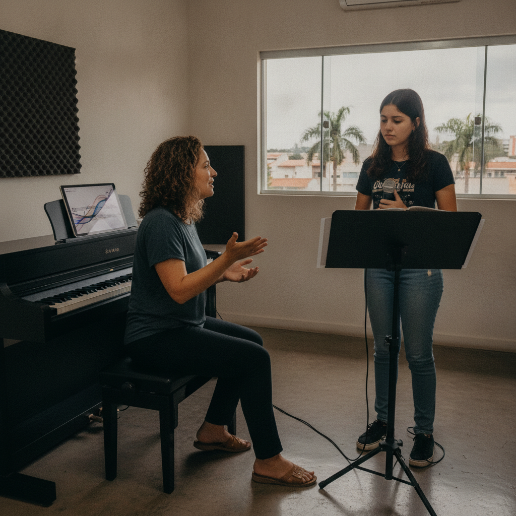 Como Funciona Aula de Canto em Goiânia: Guia para Iniciantes