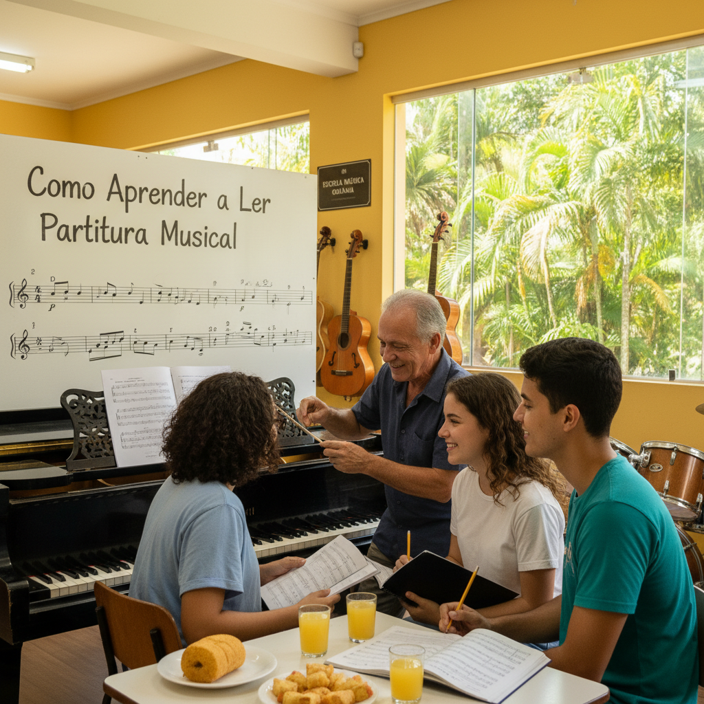 Como Ler Partitura Musical em Goiânia: Guia Completo