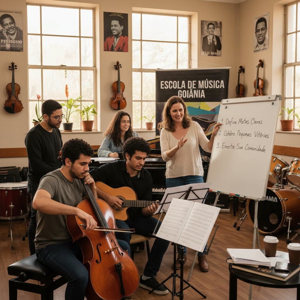 Como Manter Motivação para Estudar Música em Goiânia