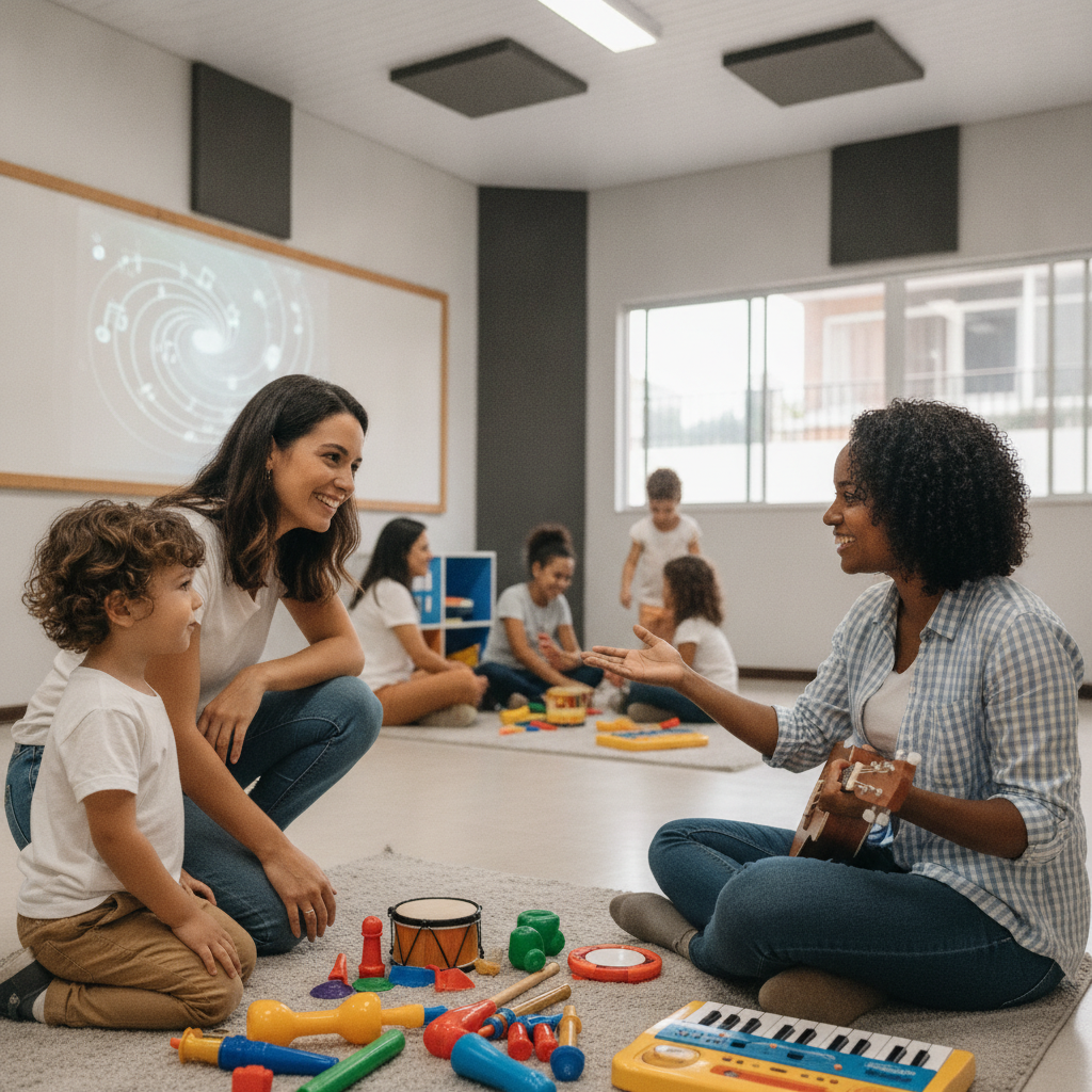 Como Preparar a Criança para a Primeira Aula de Música em Goiânia