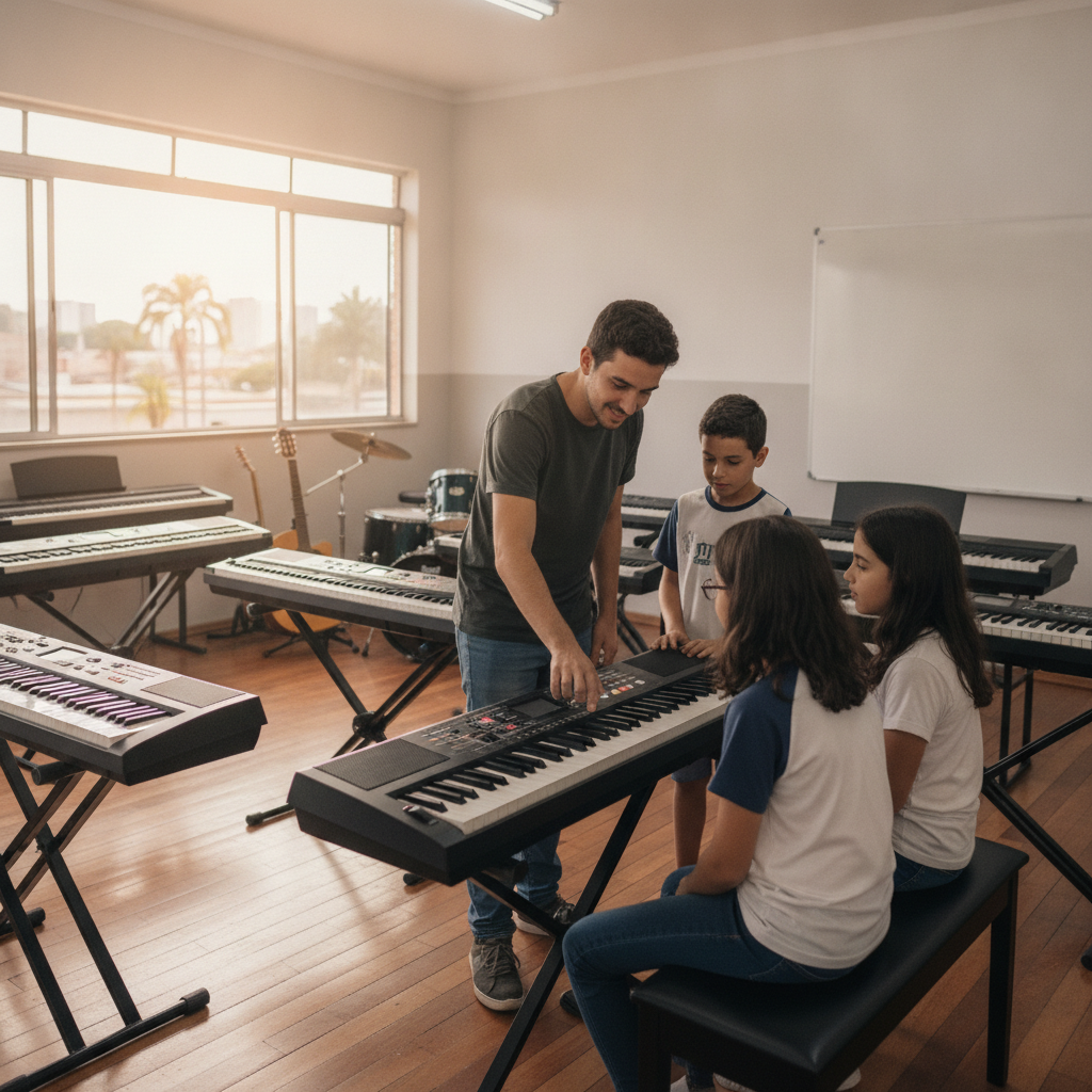 Dicas para Escolher Teclado ou Piano para Iniciantes em Goiânia