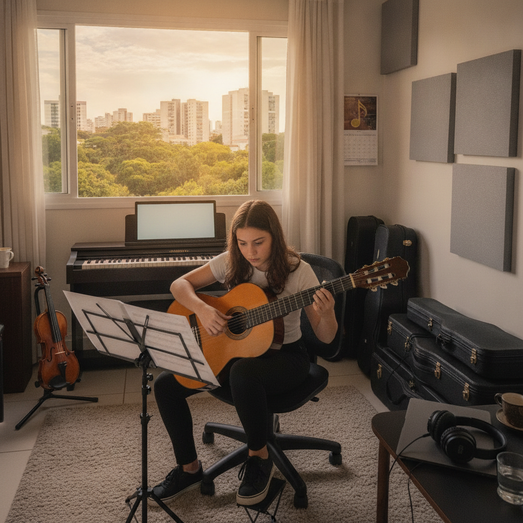 Dicas para Manter a Rotina de Estudos Musicais em Goiânia