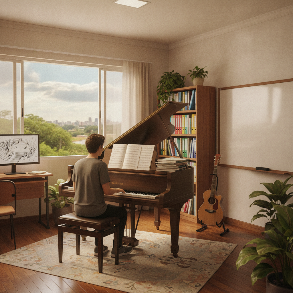 Dicas para Manter a Rotina de Estudos Musicais em Goiânia