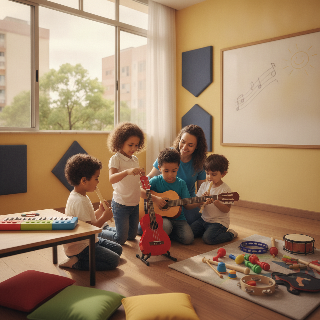 Melhor Instrumento Musical para Crianças Iniciantes em Goiânia