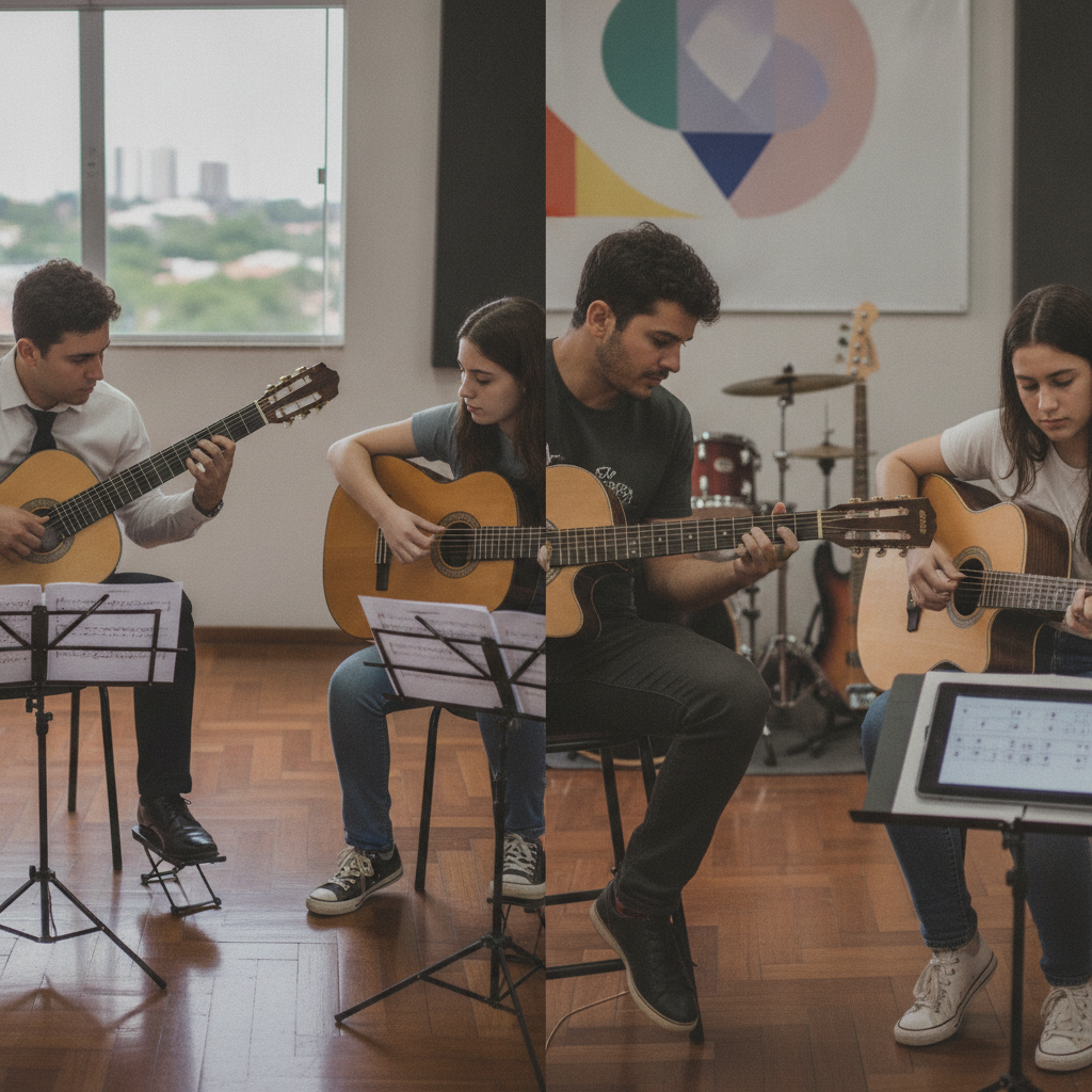 Música Clássica e Popular nas Aulas de Violão em Goiânia