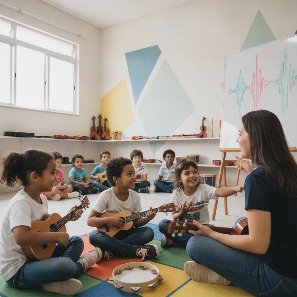 Música e Desenvolvimento Cognitivo de Crianças em Goiânia