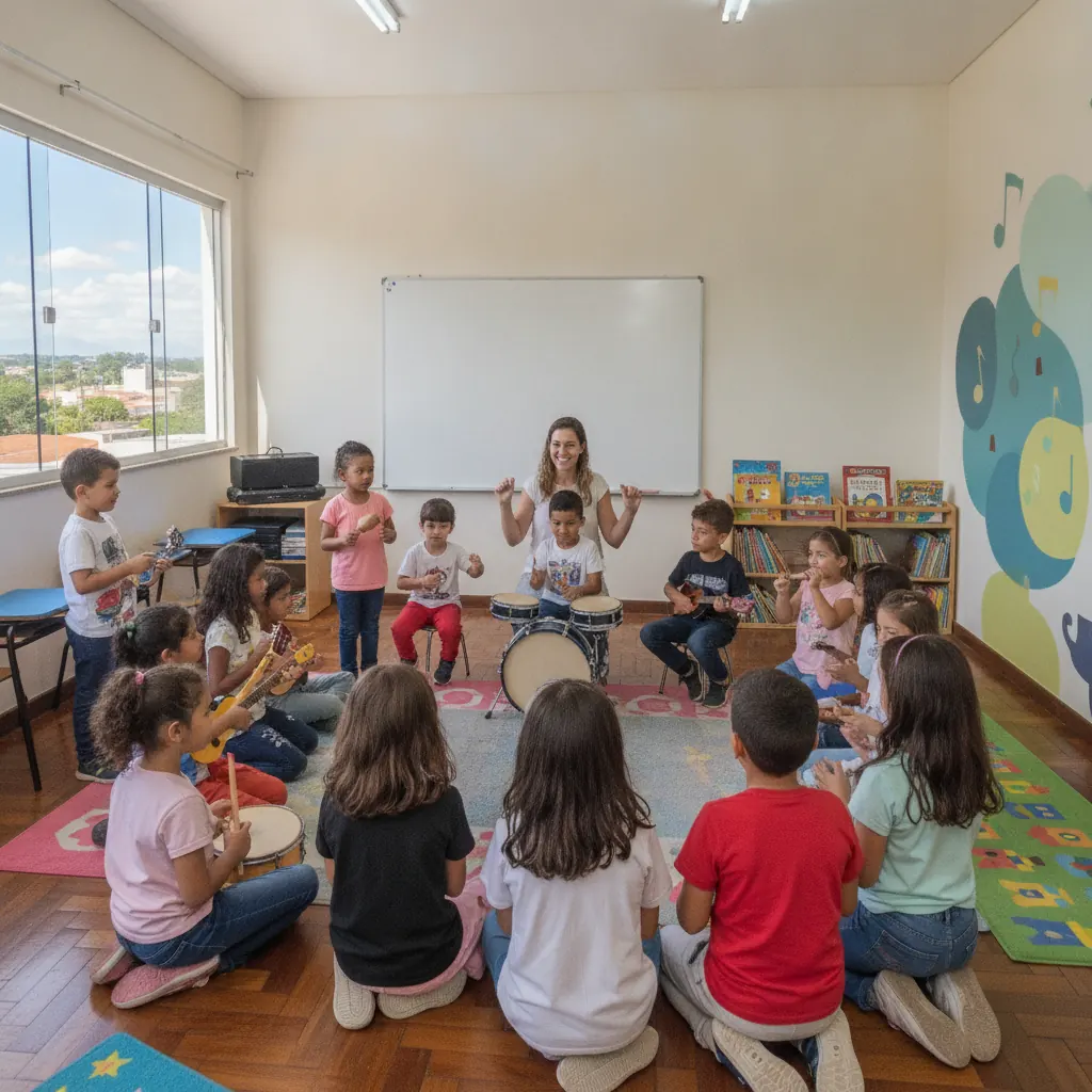Musicalização Infantil e Desenvolvimento Escolar em Goiânia