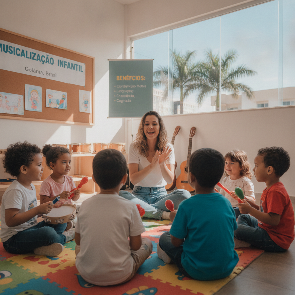Musicalização Infantil em Goiânia: O Que É e Benefícios