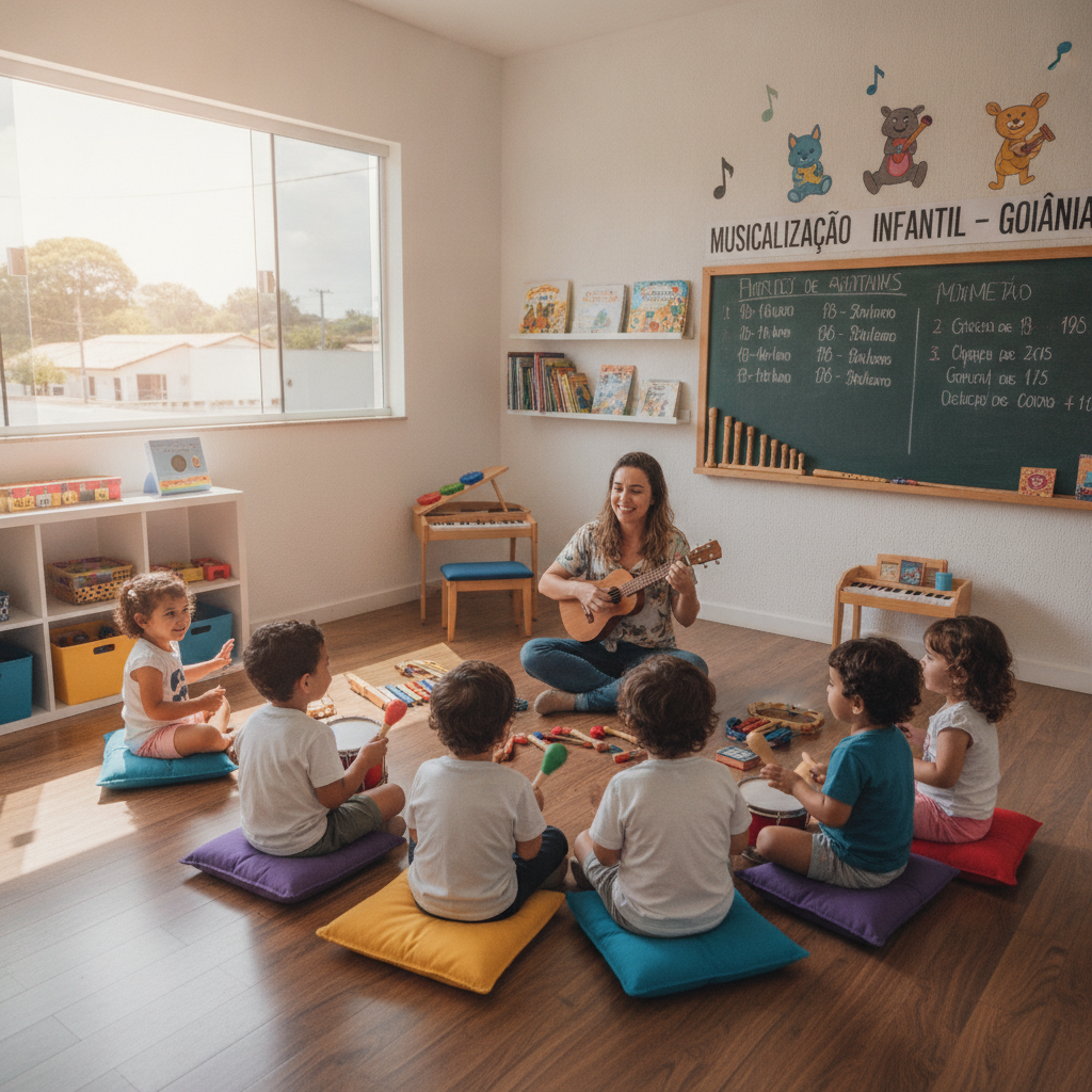 Musicalização Infantil em Goiânia: O Que É e Benefícios
