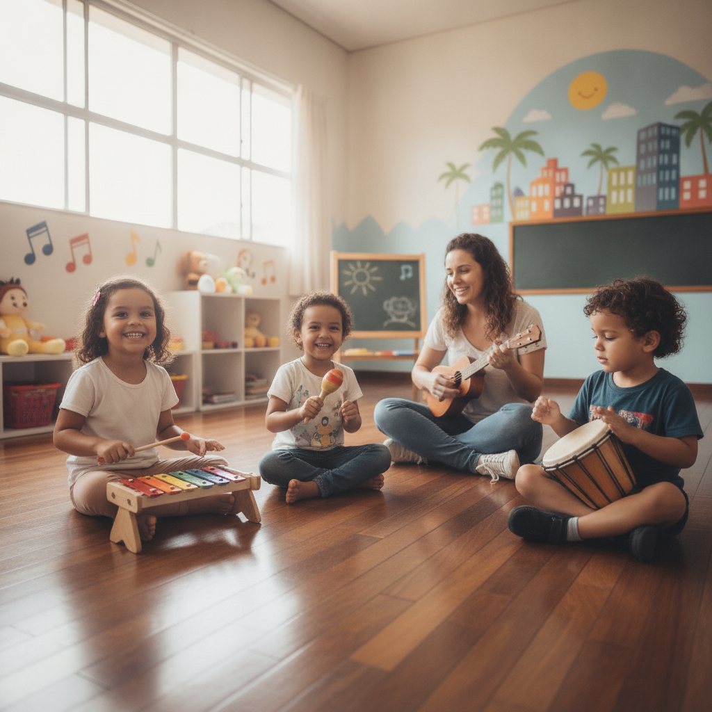 Musicalização Infantil em Goiânia: O Que É e Benefícios