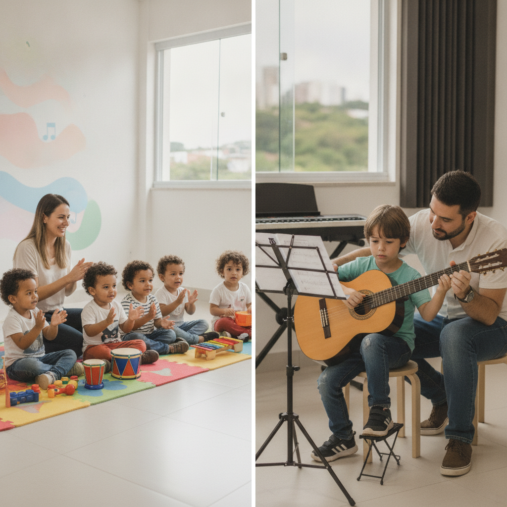 Musicalização Infantil ou Aula de Instrumento? Goiânia