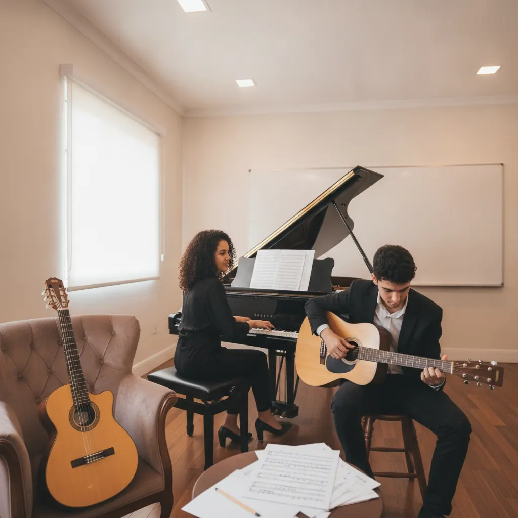 Notas Musicais: Como Memorizar no Violão e Piano em Goiânia
