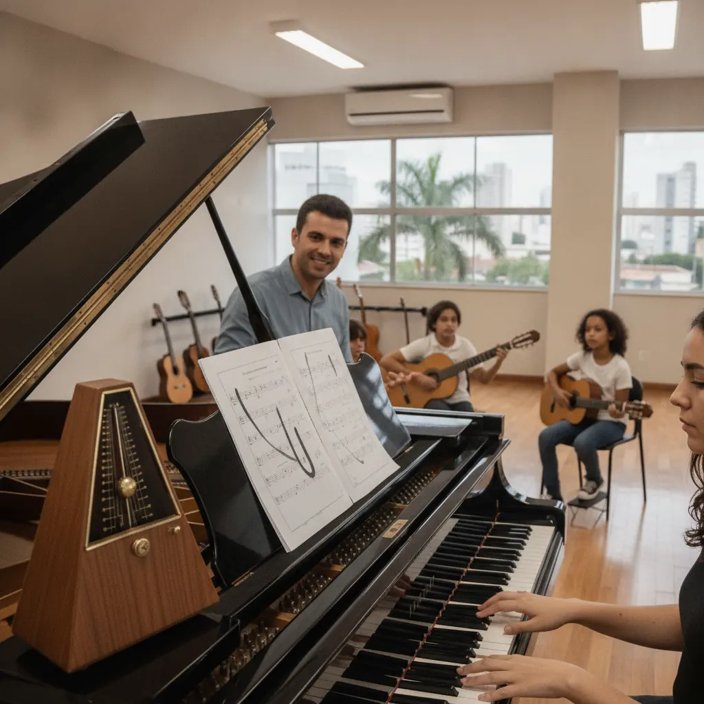 O que é metrônomo e como usar nas aulas de música em Goiânia