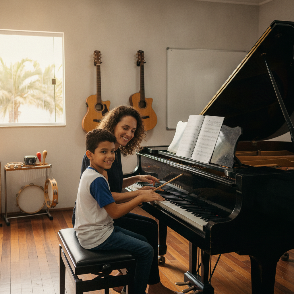 O Que Esperar das Primeiras Aulas de Piano em Goiânia