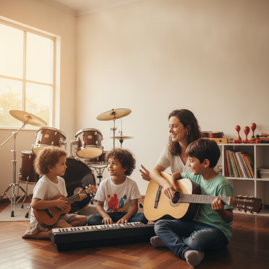 Qual a Idade Certa para Começar Aula de Música em Goiânia