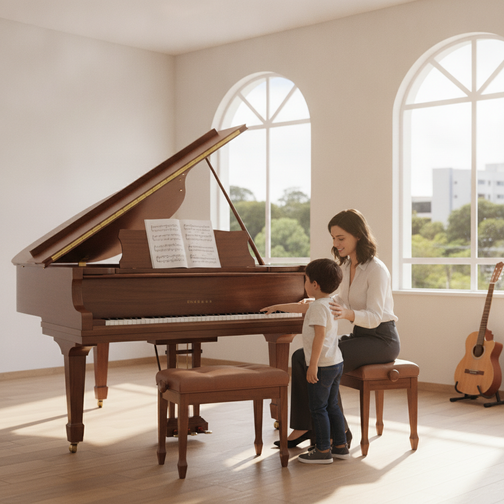 Qual a Idade Certa para Começar Aulas de Piano em Goiânia