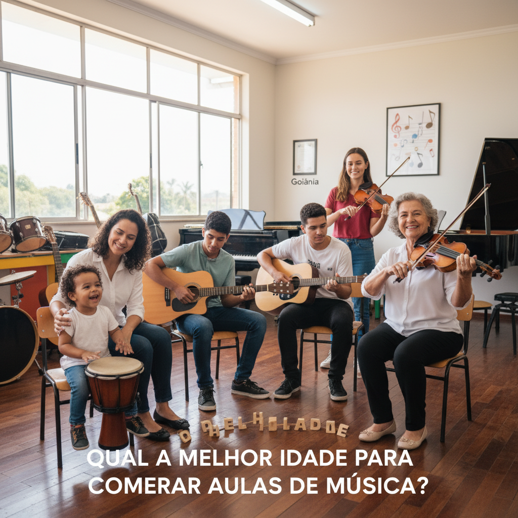 Qual Melhor Idade para Começar Aulas de Música em Goiânia