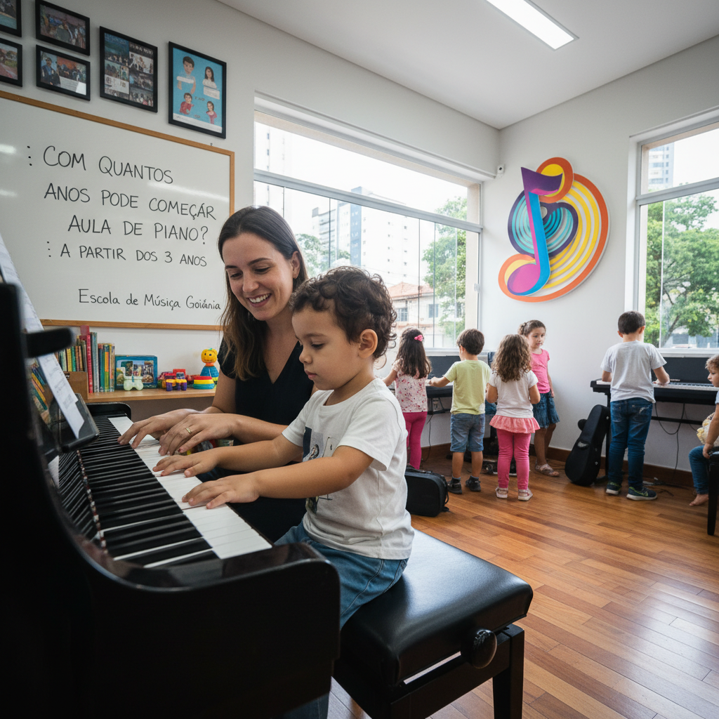 Qual Melhor Idade para Começar Aulas de Música em Goiânia
