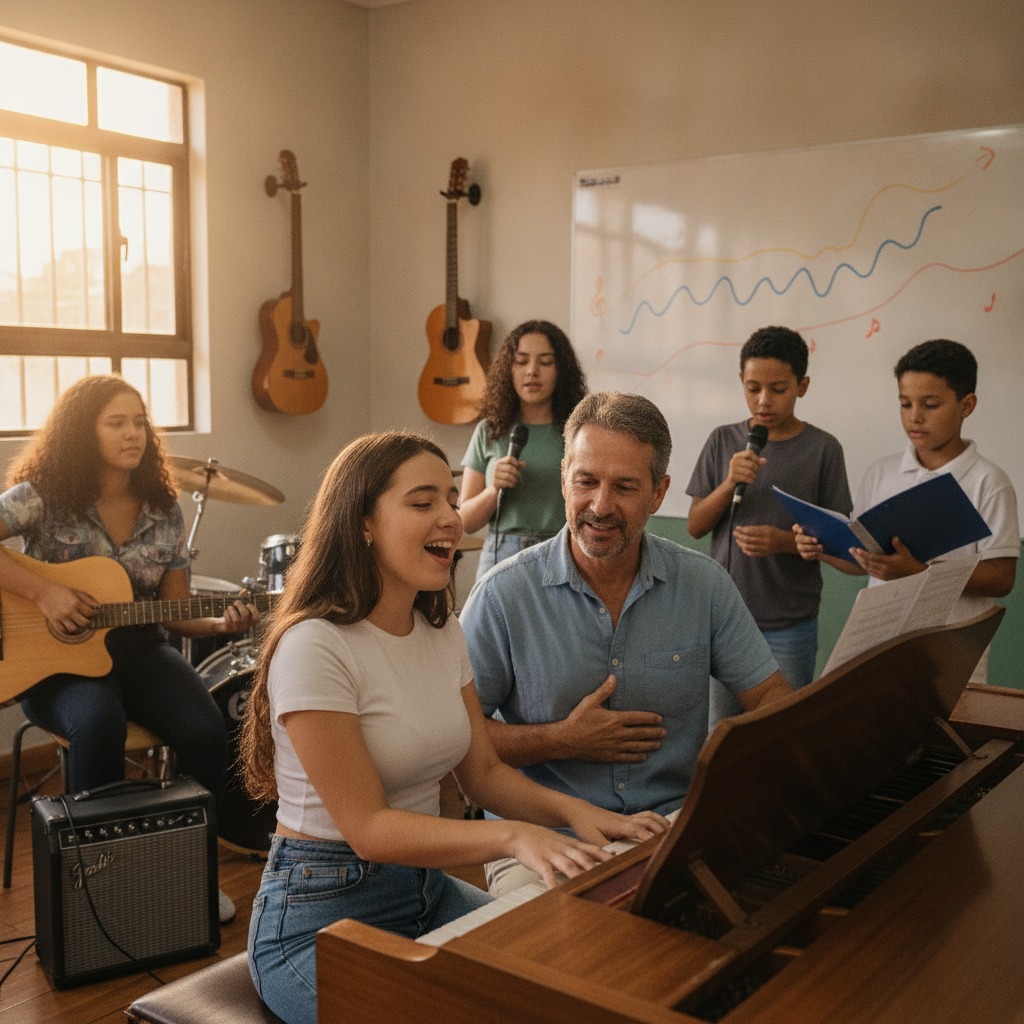 Quanto Tempo Leva para Aprender a Cantar do Zero em Goiânia