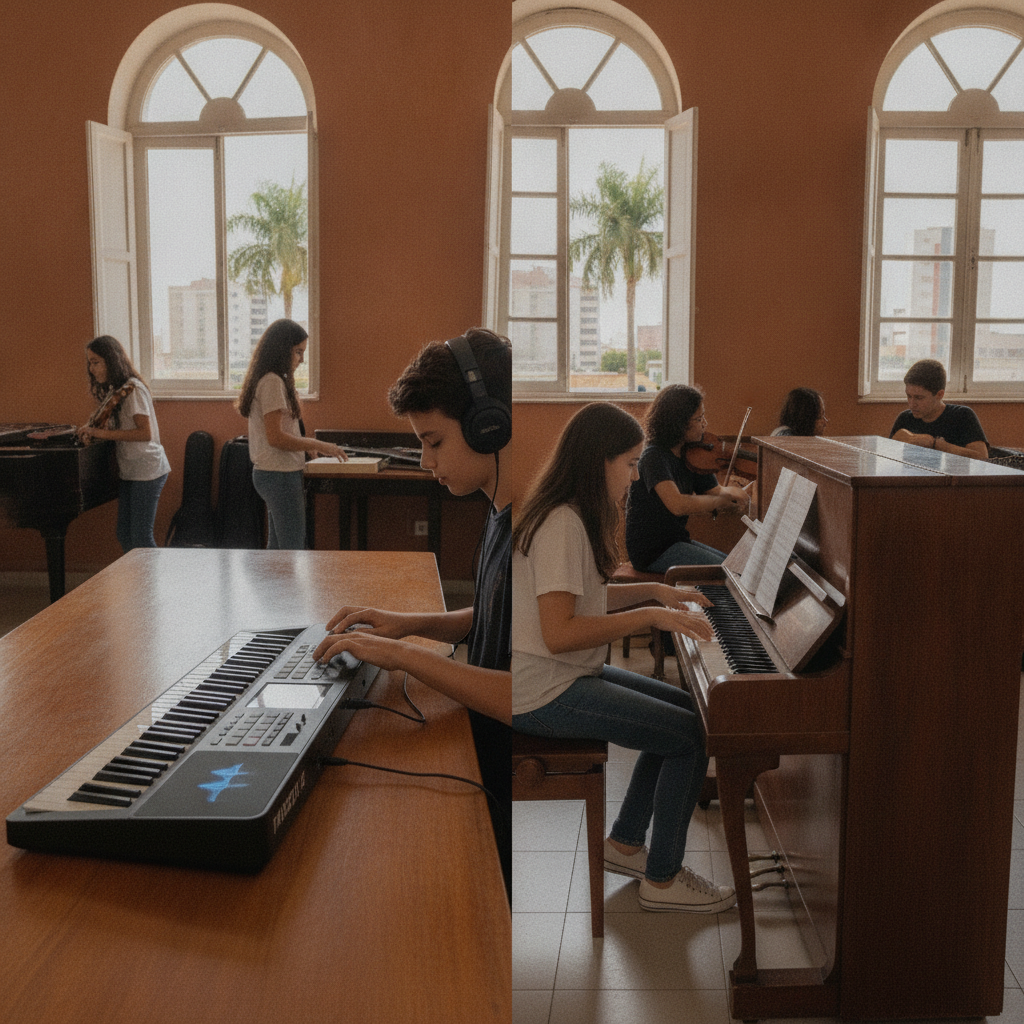 Teclado ou Piano em Goiânia: Qual a Diferença?